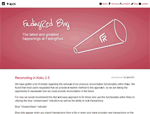 Tablet Screenshot of blog.fadingred.com